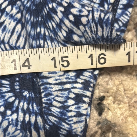 Michael Kors Blue Fitted Ruched T-Shirt - Picture 8 of 10